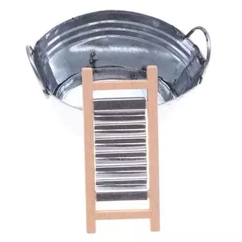 1 комплект кукольный домик мини-утюг стиральная доска модель аксессуары для ванной комнаты аксессуары для сцены съемки onesize