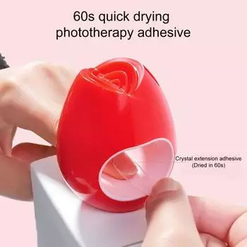 1 комплект, лампа для лака для ногтей, ручной клей для быстрой выпечки, 16 Вт, полезная машина для сушки геля, принадлежности для гаджетов для дизайна ногтей розовый