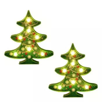 1 комплект, лампа для моделирования алмазной живописи, светодиодный ночник на Рождество, моделирующие украшения, детские алмазные наклейки, собственные батарейки Pack of 1