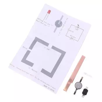 1 комплект лампочек самоклеящиеся светящиеся блоки с теплыми белыми светодиодами простые лампы для изготовления светящихся открыток товары для творчества