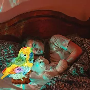 1 комплект лампы «Раскрась свою сову» с 12 цветными пигментами и кисточкой