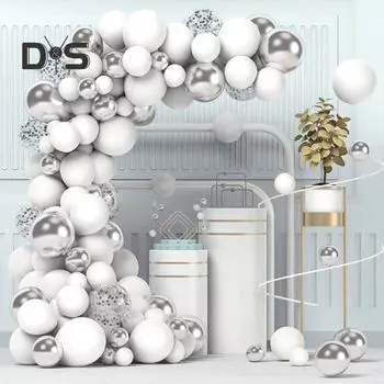 1 комплект латексных шаров гирлянда арка комплект герметичный детский душ день рождения годовщина свадьба вечеринка украшения ассорти красочные шары принадлежности для вечеринки J