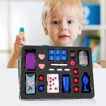 1 Комплект Легкий Развить Ручная Способность Облегчить Скуку Пластиковый Колдовство Коробка Дети Образовательная игрушка для школы