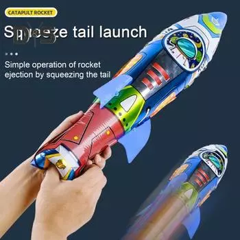 1 комплект легкой надувной игрушки без запаха креативная ракета для прыжков M