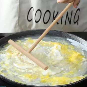 1 комплект лопаточка для блинов с антипригарным покрытием деревянная лопатка для блинов прочный удобный инструмент для блинов для домашней кухни A