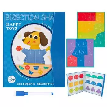 1 комплект магнитной книги с дробями, плитки с дробями, круги, проценты, десятичная дробь, обучение математике, обучающие пособия для учащихся начальной школы, игрушка 1 Set