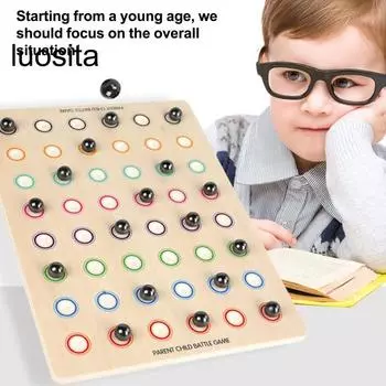 1 комплект магнитной шахматной настольной игры с 20 магнитными камнями, интерактивный фокус для родителей и детей, тренировка логического мышления A