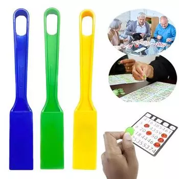 1 комплект магнитных палочек с 200 фишками бинго разноцветные металлические кольца прозрачные красный/синий