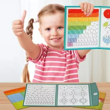 1 комплект магнитных плиток с дробями, круги, проценты, десятичная дробь, изучение математики, манипуляции, учащиеся начальной школы, учебное пособие, образовательная дробь 1 Set