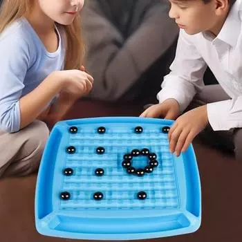 1 комплект магнитных шахматных досок с 40 магнитными камнями. Интерактивный фокус для родителей и детей.