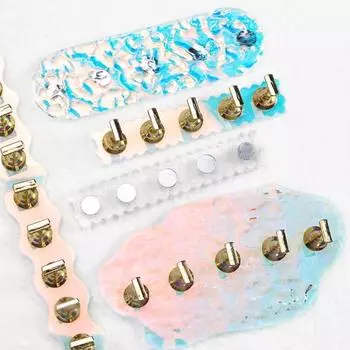 1 комплект, магнитный держатель для ногтей, профессиональная подставка для пальцев, акриловая демонстрационная полка для дизайна ногтей, демонстрационная подставка, принадлежности для маникюра «сделай сам» F