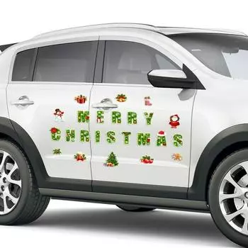 1 комплект магнитов на холодильник в виде рождественской елки, водонепроницаемый ПВХ, 3D, рождественский магнит на холодильник, домашняя кухня, холодильник, шкафчик, кузов автомобиля, украшение, наклейка