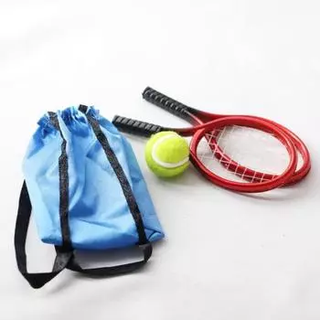 1 комплект маленькая легкая кукольная спортивная модель кукольный домик имитация теннисной ракетки для микроландшафта