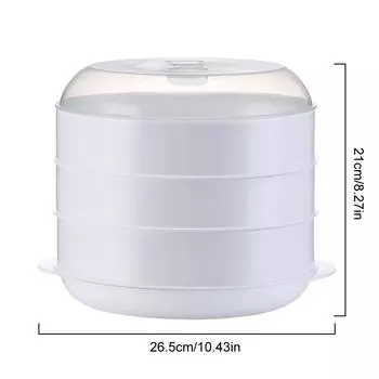 1 комплект Mantou паровой ящик для бытовой еды пароварка большой емкости коробка для приготовленного на пару риса многослойная миска для приготовленной на пару пищи термостойкая