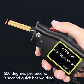 1 комплект, машина для ремонта автомобильного бампера, 3s, быстрый нагрев, 400, сварочные скобы, карманный размер, пластиковый комплект для ремонта трещин, трещин, отверстий для сварки для авто EU Plug