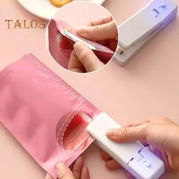1 комплект, машина для запайки, влагостойкая консервация продуктов, простое управление, удобный ручной термосварщик, упаковщик пищевых пакетов, товары для дома розовый