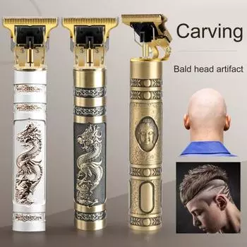 1 комплект машинка для стрижки волос с нулевым расстоянием между лезвиями, острый резак, не застревающий волос, нежный узор, ретро-нажимной резак для волос, машинка для стрижки волос