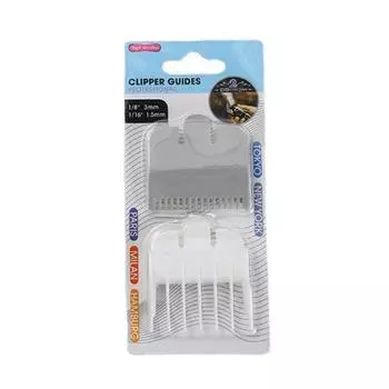 1 комплект машинки для стрижки волос, однотонная, легко универсальная расческа, машинка для стрижки волос, безболезненный направляющий триммер для хранения волос для парикмахера 2pcs