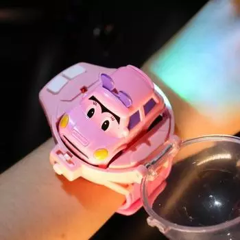 1 комплект машинок с дистанционным управлением и защитным чехлом, беспроводная игрушка для дрейфа, экологически чистые мини-часы, игрушки, рождественский подарок розовый