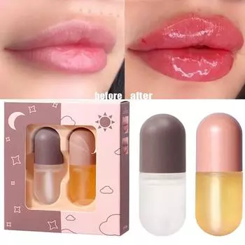 1 комплект, масло для полных губ, увлажняющее восстановление, тонкая линия губ, косметика для уменьшения объема, сексуальный усилитель для пухлых губ, макияж