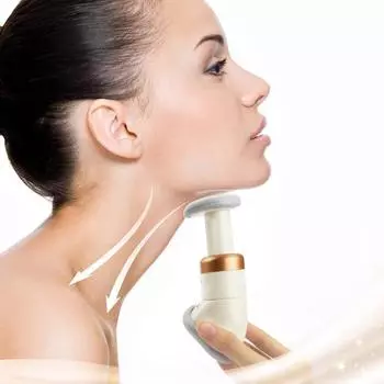 1 комплект, массажер для лица, тренажер для челюсти, портативное устройство для тренировки шеи, эффективный тренажер для похудения лица для женщин бежевый