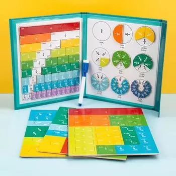 1 комплект математических игрушек, магнитная капля для изучения языка, многофункциональная интересная манипулятивная паста, наклейка, книга, подарок на день рождения