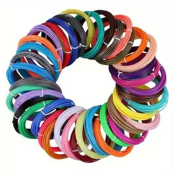 1 комплект материалов для 3D-печати, расходные материалы PLA, PCL, для рисования и черчения ABS 100M (10colors)