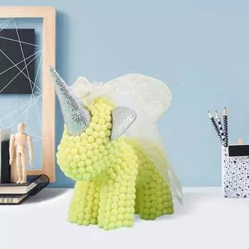 1 комплект материалов для изготовления помпонов для лошадей, набор для изготовления шариков из пенопласта, модель животного, украшение для детей и взрослых, для начинающих, товары для творчества, подарок на Рождество и день рождения фиолетовый