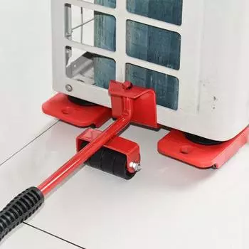 1 комплект мебели для перемещения с 8 колесами, тяжелый подъемник для мебели, прочная несущая конструкция, роликовая тележка для перемещения мебели, слайдер, инструменты жёлтый