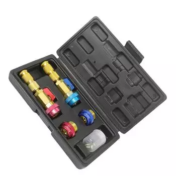 1 комплект медных сердечников клапанов кондиционера автомобиля, съемник, регулируемый герметичный сменный инструмент для ремонта и установки кондиционера