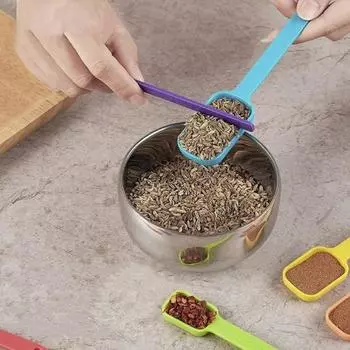 1 комплект мерного стакана с длинной ручкой, прозрачные весы, надежная ложка для сахара, чайная чашка Spoon