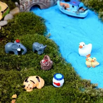 1 комплект микроукрашений, уникальная милая неувядающая водонепроницаемая миниатюрная модель для украшения Hedgedog