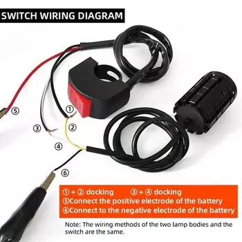 1 комплект мини-фар для автомобиля, яркий двухцветный водонепроницаемый мощный светодиодный прожектор, фара для вождения мотоцикла, вспомогательный свет