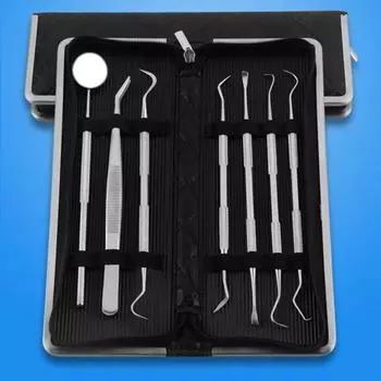 1 комплект мини-инструментов для чистки зубов, мягкий безопасный набор для отбеливания зубов, стоматологический набор