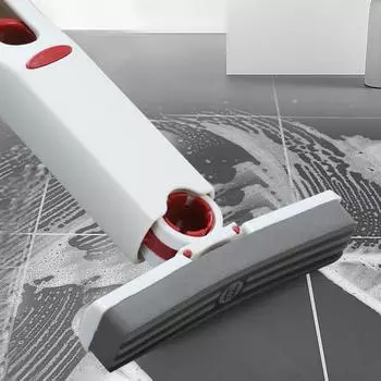 1 комплект мини-швабры, портативная самовыжимающаяся швабра для удаления пятен, удобная эффективная чистящая губка, швабра для дома B