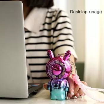 1 комплект мини-вентилятора 2 скорости передачи Естественный ветер Циклическая зарядка через USB Аккумулятор большой емкости Бесшумный двигатель Стационарный малошумящий карманный вентилятор Питание для общежития 1pc красный