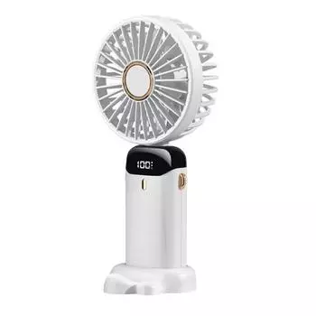 1 комплект мини-вентилятора, перезаряжаемого цифрового дисплея с понижением температуры, удобного энергосберегающего USB-вентилятора для общежития зелёный
