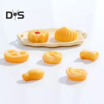 1 комплект, миниатюрная банка для печенья, мини-модель печенья с маслом, фигурка из смолы, крошечная имитация еды, игрушка, сделай сам, реквизит для фотосессии, 1/12, аксессуары для украшения кукольного домика 1 Set