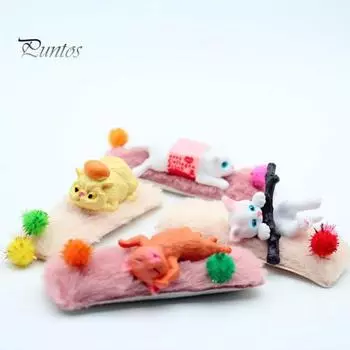 1 комплект, миниатюрная модель кота, очаровательная фигурка маленького кота, украшение для кукольного домика, микропейзажное украшение B