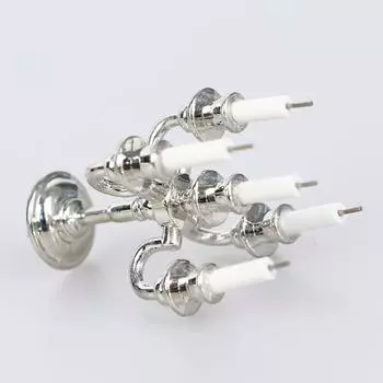 1 комплект миниатюрных свечей для кукольного домика и подсвечников для торта, подсвечников, топперов