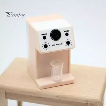 1 комплект, миниатюрный диспенсер для воды, имитация настольного диспенсера для питья, мебельная модель, игрушка для украшения кукольного домика розовый