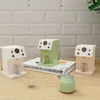 1 комплект, миниатюрный диспенсер для воды, имитация настольного диспенсера для питья, модель мебели, украшение для кукольного домика розовый