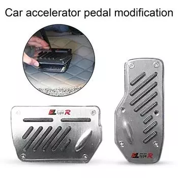 1 комплект модифицированной универсальной противоскользящей педали тормоза высокой твердости, инструменты для ремонта педали платформы A красный