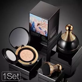 1 комплект модного водостойкого консилера, осветляющего макияжа лица, воздушного кушона, BB-крема с грибным спонжем для макияжа YSL