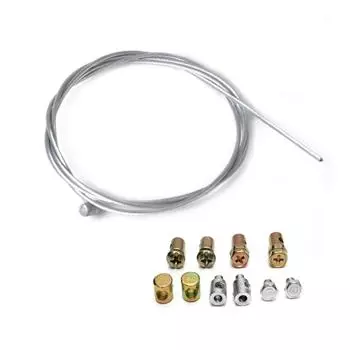 1 комплект мотоциклетных аварийных тросов дроссельной заслонки, тормоза, сцепления, наборы для ремонта металлических аксессуаров для YAMAHA / SUZUKI / KAWASAKI / HONDA серебряный