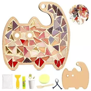 1 комплект мозаичных плиток своими руками перо любовь сердце угол птица цветок кошка мозаика пазл комплект ручной работы для дома 4