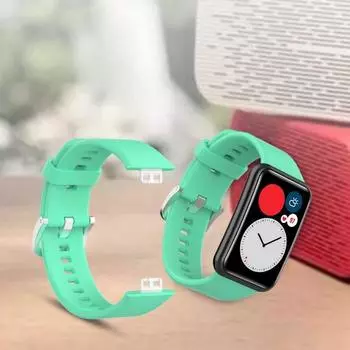 1 комплект, мягкий регулируемый силиконовый браслет для часов, замена браслета для часов Huawei, подходит (ТИА-B09/ТИА-B19)