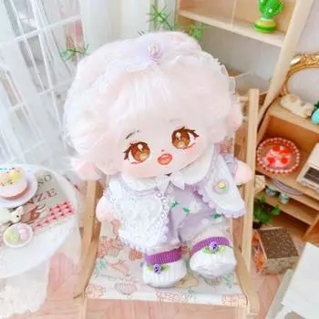 1 комплект мягкой печатной рубашки, переодевание, очаровательный мультяшный комбинезон 20 см, одежда для кукол-идолов, игровой костюм