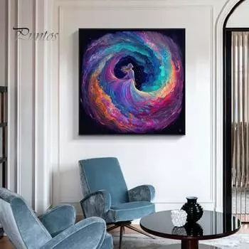 1 комплект, мультяшная картина со стразами и животными, инструменты для сверления на холсте, туманность, женская 5D полная дрель, DIY ремесла, горный хрусталь, художественный комплект для рисования, украшения A