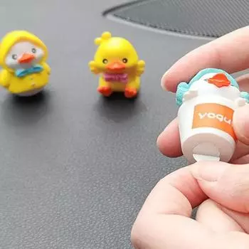 1 комплект мультяшная смоляная маленькая желтая утка модель автомобиля центральная консоль декор симпатичные украшения для автомобиля аксессуары для приборной панели салона автомобиля 3pcs